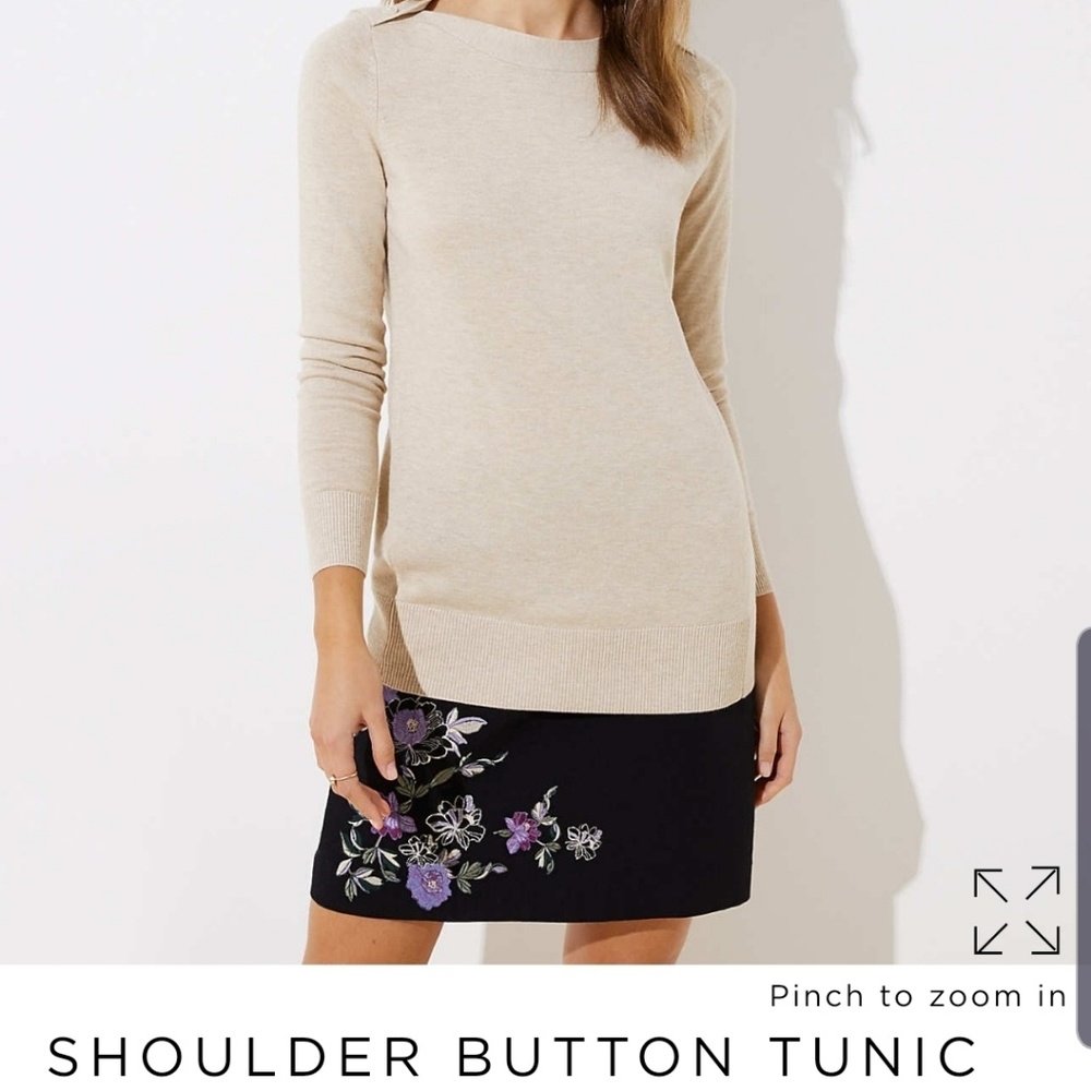 Loft tunic sweater NwT